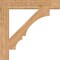 Ekena Millwork Balboa Block Smooth Bracket, Western Red Cedar, 5 1/2"W x 38"D x 38"H BKT06X38X38BOA05SWR - alternate 4